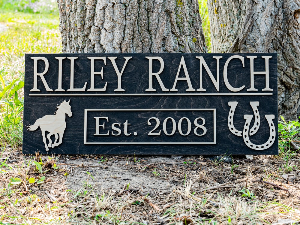 Custom Ranch Signs | Personalized Farm Gift | Ranch Decor | Farm Decor ...