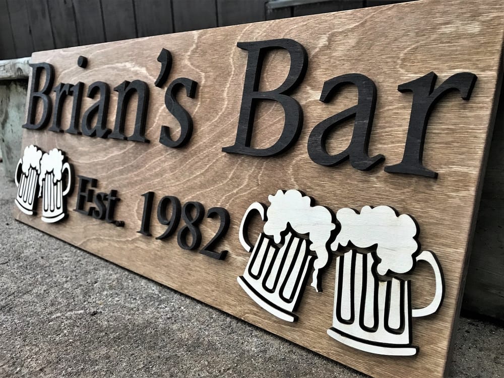 Custom 2024 bar signs